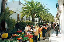 Benissa has a market every Saturday, selling fresh fruit and vegetables. Benissa property for sale.