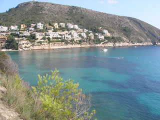 Moraira's hidden gem - the El Portet bay. A Moraira villa in this area is highly desirable.